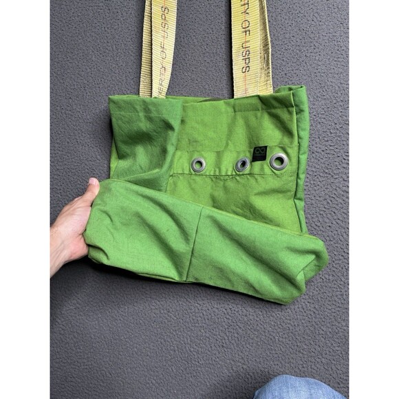 USPS Postal Mail Bag Shopping Tote Bag Recycled Reusable Terracycle 14x15x6 - Picture 14 of 16